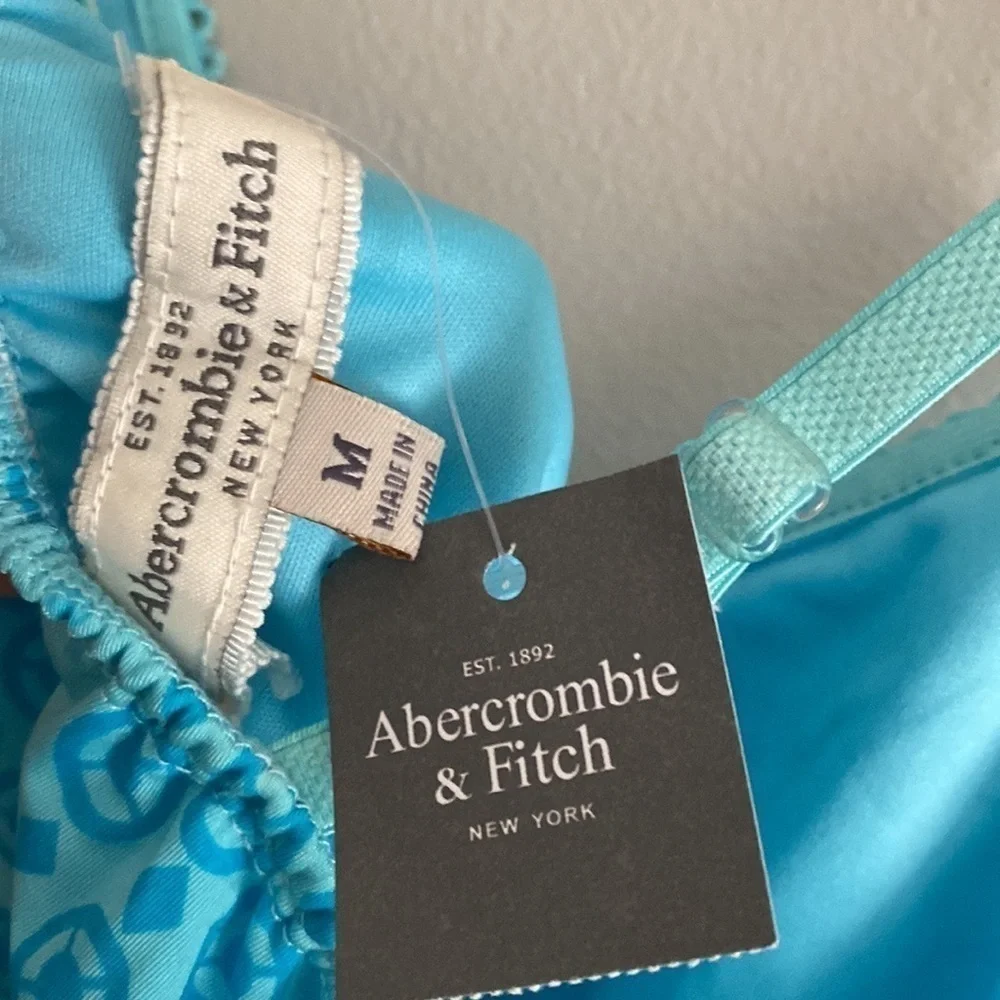 Y2K vintage Abercrombie & Fitch turquoise maxi dress